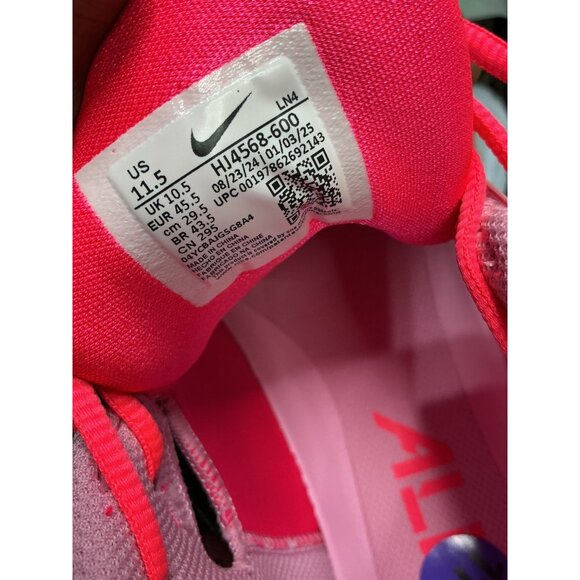 Nike Alpha Menace 4 Pro Agility Football Cleats Size 11 Pink/Black Mens Athletic - Picture 8 of 8